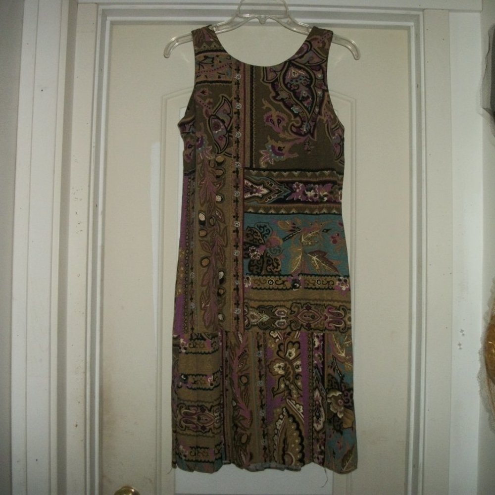Y2K VINTAGE 90S DOES THE 20S RAYON DRESS 7/8